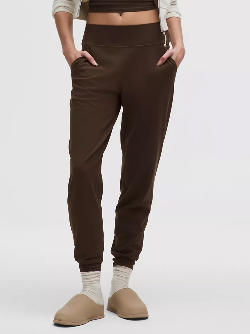NWT lululemon Align™ High-Rise Jogger Regular size 8 Walnut Crunch